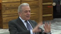 Başbakan Binali Yıldırım, AB Komiseri Avramopoulos Ile Görüştü