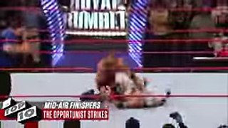 Amazing Mid-Air Finishers- WWE Top 10 -