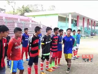 বান্দরবানে ফুটবল খেলোয়াড় বাছাইপর্ব অনুষ্ঠিত