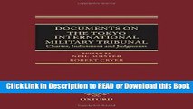 Read Online Documents on the Tokyo International Military Tribunal: Charter, Indictment and