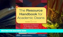 Popular Book  The Resource Handbook for Academic Deans  For Trial