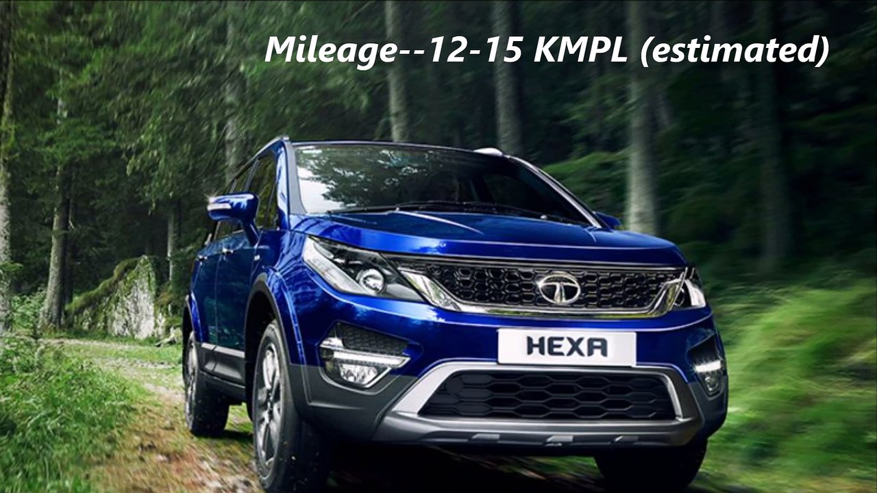 TATA HEXA | Specifications | Review | Price | Mileage