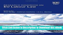 eBook Free Research Handbook on EU Labour Law (Research Handbooks in European Law series) Free