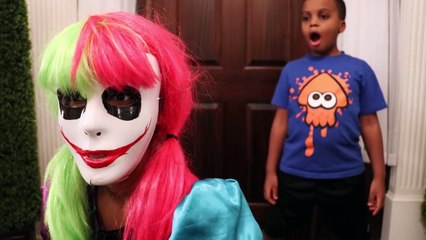 Bad Baby Shasha Becomes Joker Girl! - Shiloh Crazy Pranks - Onyx Kids-iSPutuB96sU