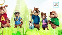 Alvin and the Chipmunks draw as Paw Patrol - Finger Family Nursery Rhymes Songs for childr
