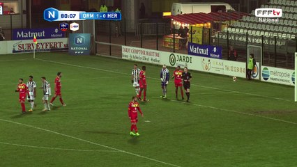 Carton Jaune pour contestation pour A.Rogie