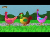 Trois poules aux champs --- Chansons enfantines