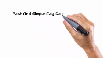 Fast And Simple Pay Day Loans Online