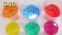 How To Make Orbeez Color Cocktail Slime Magic Growing Water Ball Toys DIY 개구리알 칵테일 액체괴물