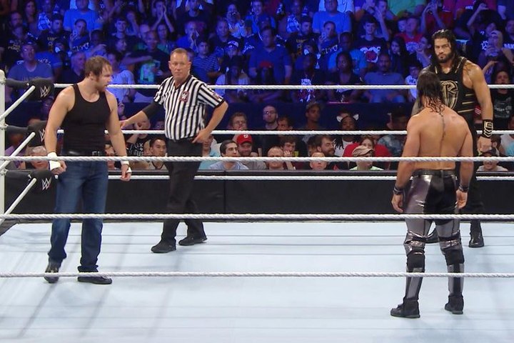 WWE Battleground 2016 - Seth Rollins vs Roman Reigns vs Dean Ambrose - video Dailymotion