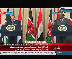 بالفيديو..السيسي: مصر تولى اهتماما خاصا لتعزيز حجم التبادل التجارى مع كينيا