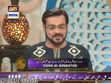 SYED RAZA ABBAS ZAIDI Exclusive Interview with Dr AAMIR LIAQUAT on ARY DIGITAL in (SEHAR AMIR KAY SATH) 2010 PART 1