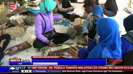 Korban Banjir Brebes Telat Makan Akibat Minimnya Alat Dapur