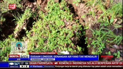 Jalan Penghubung Kuningan-Ciamis Masih Terputus Akibat Longsor