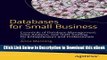 EPUB Download Databases for Small Business: Essentials of Database Management, Data Analysis, and