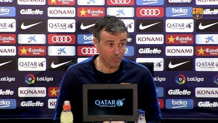 Luis Enrique: "Veremos cuál será nuestra respuesta"