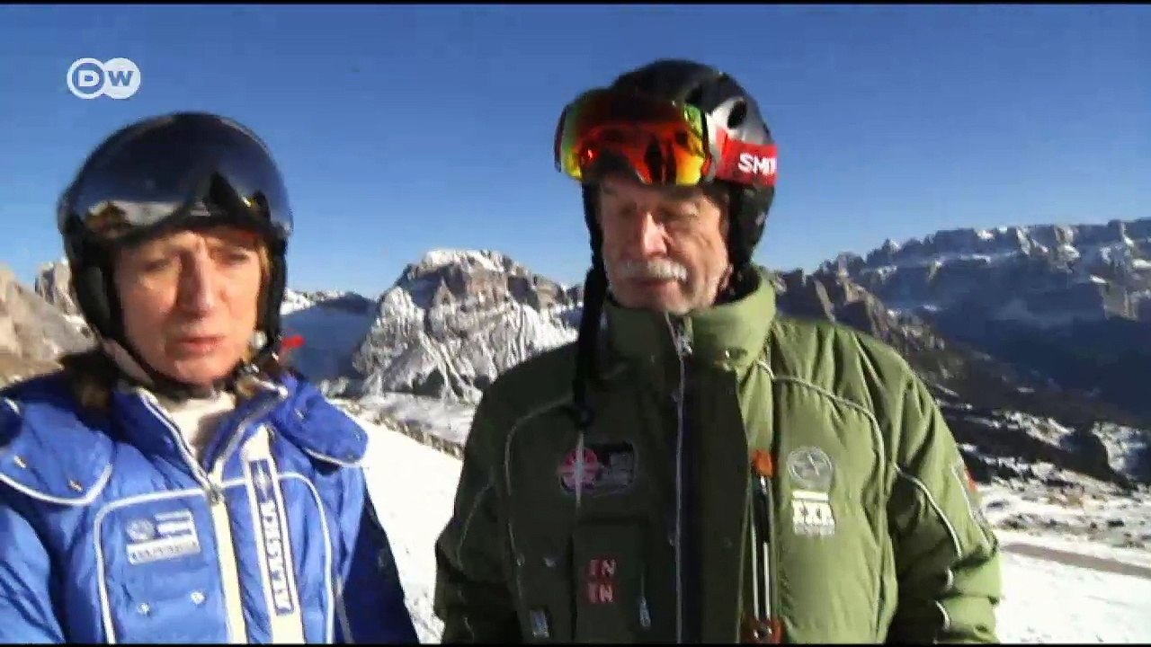 Eisklettern in den dolomiten | euromaxx