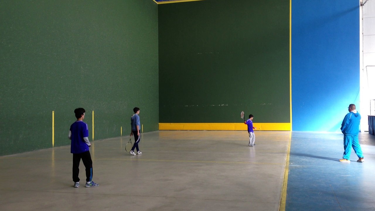 Frontenis liga juvenil Molareño vs Rivas 1ª partida video 2