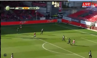 Cristian Battocchio Goal HD - Brest 1-0 Le Havre 18.02.2017
