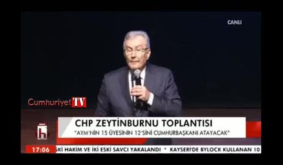 Deniz Baykal: Seçilecek olan cumhurbaşkanı çekse birisini vursa ne olacak?