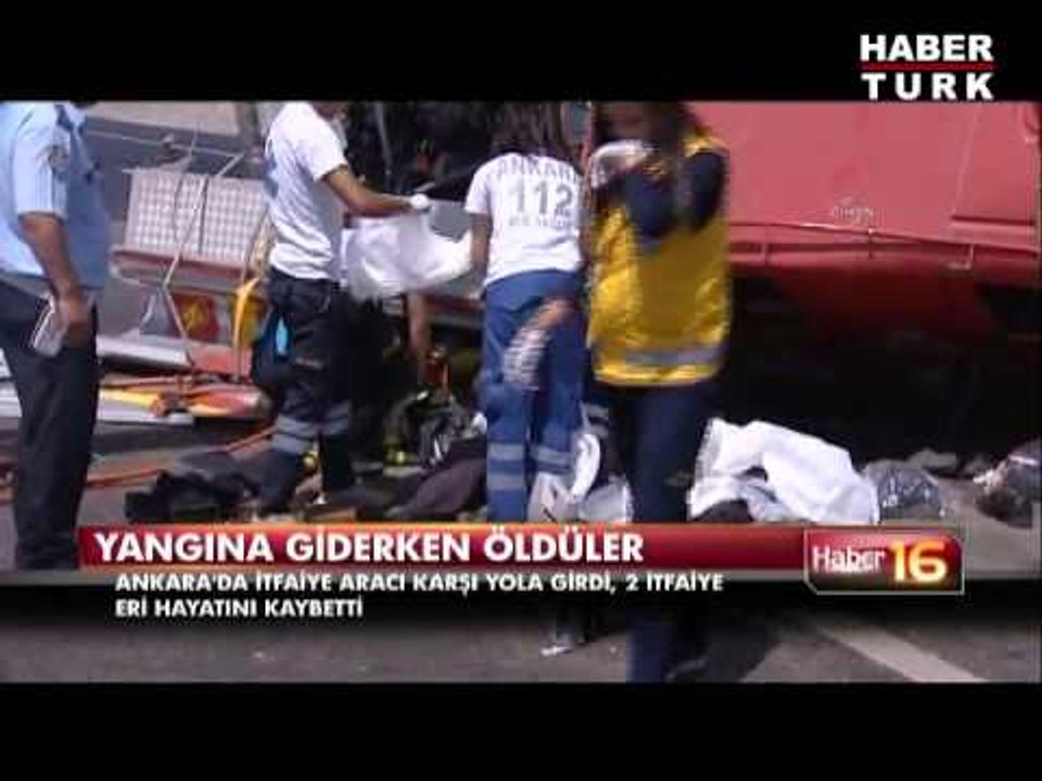 Yangına giderken kazada can verdiler