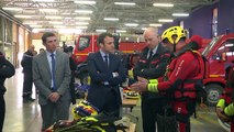 D!CI TV : Emmanuel Macron rend visite aux forces de secours à la caserne de Manosque