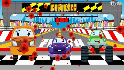 The Tow Truck is a Super Hero HELP FRIENDS - World of Cars for children - Cars & Trucks for Kids