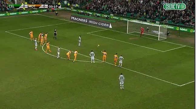 Moussa Dembélé Penalty Goal HD - Celtic 1-0 Motherwell 18.02.2017
