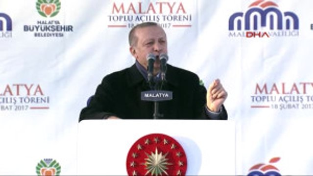 Malatya - Cumhurbaşkanı Erdoğan, Malatya'daki Toplu Açılış Töreninde Konuştu 3