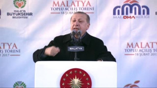 Malatya - Cumhurbaşkanı Erdoğan, Malatya'daki Toplu Açılış Töreninde Konuştu 5