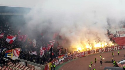Delije - Bakljada na Marakani ! Crvena zvezda - Novi Pazar 2:0