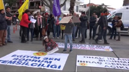 Bodrum - Eğitim-Sen'den Bodrum'da Eylem