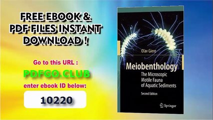 Meiobenthology_ The Microscopic Motile Fauna of Aquatic Sediments