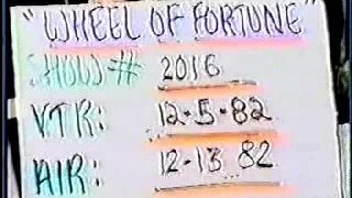 Wheel of Fortune (December 13, 1982): Robin/Louis/Linda (master copy)