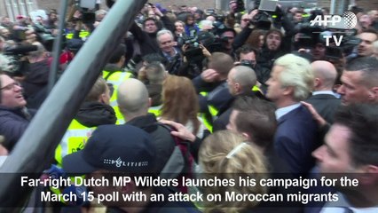 Wilders launches campaign, targets Moroccan 'scum'