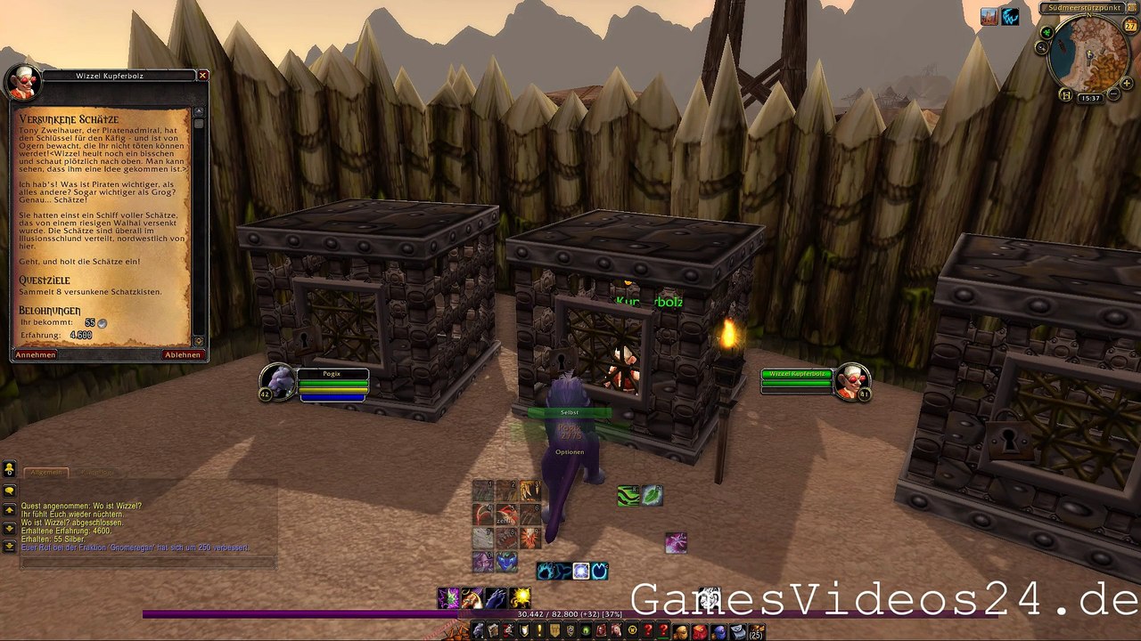 World of Warcraft Quest: Versunkene Schätze