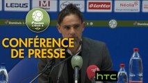 Conférence de presse FC Sochaux-Montbéliard - Stade Lavallois (1-1) : Albert CARTIER (FCSM) - Marco SIMONE (LAVAL) - 2016/2017