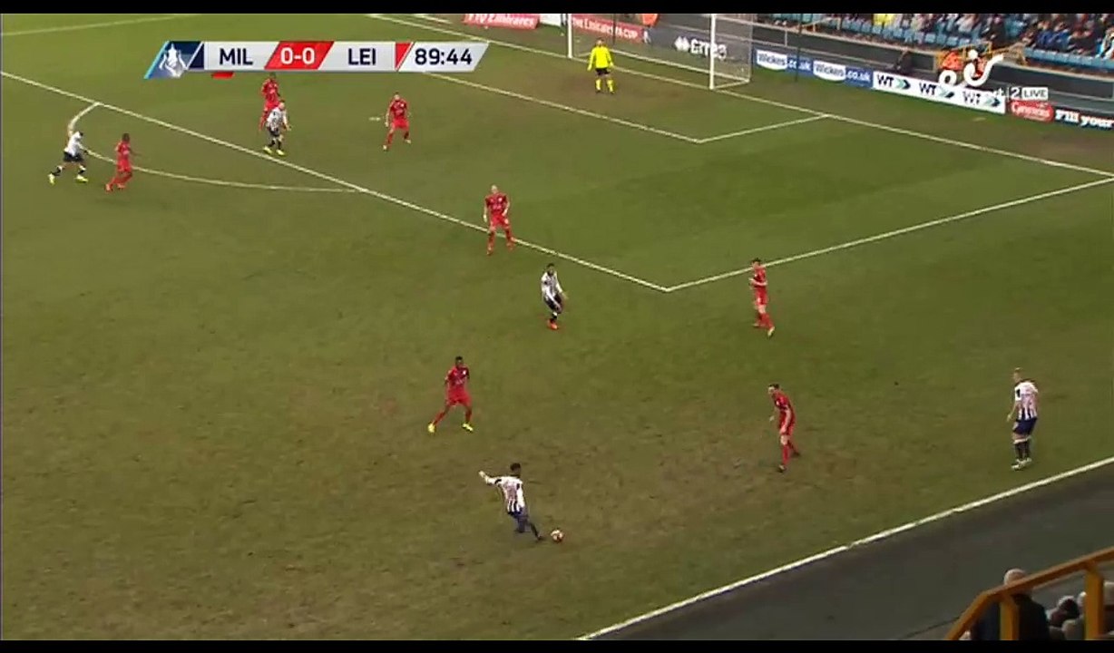 Shaun Cummings Goal HD - Millwall 1-0 Leicester - 18.02.2017