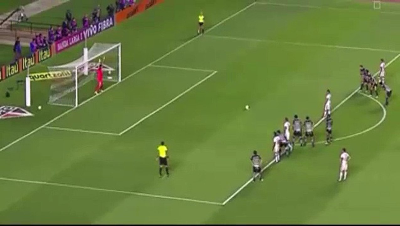 Christian Cueva Amazing penalty Goal , Golazo - Sao Paulo Futebol Clube 1-0 Paulista Corinthians - (05/11/2016)