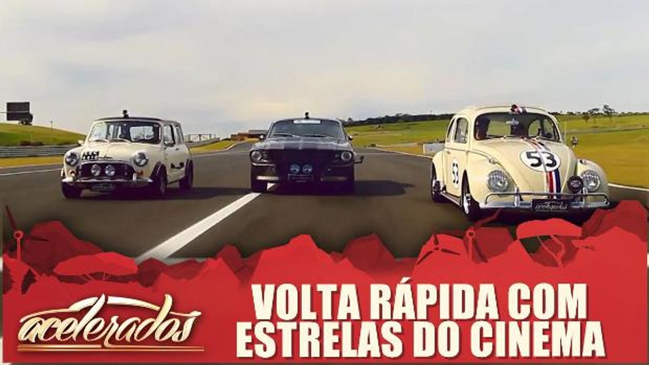 Volta Rápida com carros estrelas de cinema feat. Pipocando