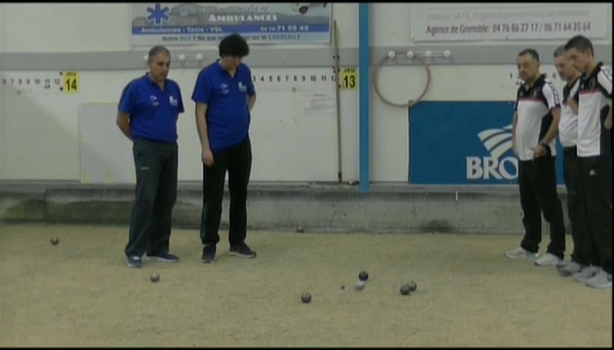 Coupe de France des Clubs de pétanque à SEYSSINS : Bron VS Bourbon-Lancy triplettes décisives