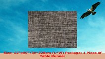 HYSENM Western Style EcoFriendly Rectangular Heat Insulation PVC Vinyl Weave Table Runner bcaa3695