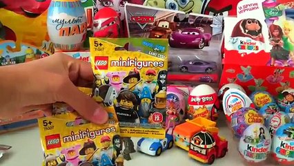 Новые обзоры Киндер Сюрприз, Disney Cars,Robocar Poli,Lego Minifigures,и другие Surprise eggs