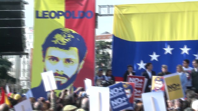 Concentración por libertad de presos políticos en Venezuela