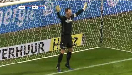 Thesker Penalty GOAL (1:0) FC Twente vs Heerenveen