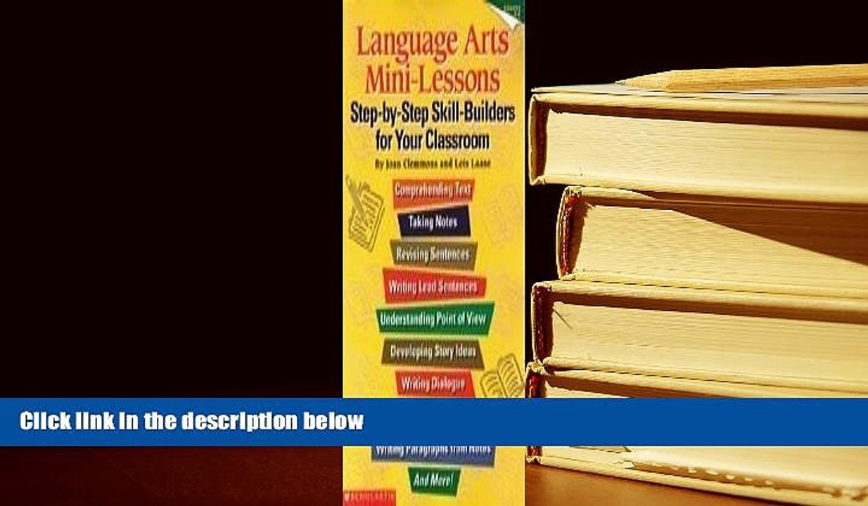 Audiobook  Language Arts Mini-Lessons: Step-by-Step Skill-Builders for Your Classroom (Grades 4-8)
