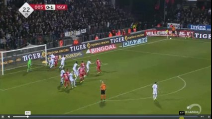Dimata Penalty Goal -  Oostende vs Anderlecht 1-1  19.02.2017 (HD)