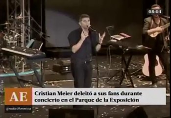 Christian Meier regresó a los escenario musicales con Gran concierto