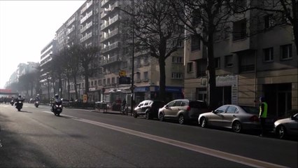 Passage 1ère boucle catégorie Poussins/Poussines le 19/02/2017 Les Foulée Charentonnaises
