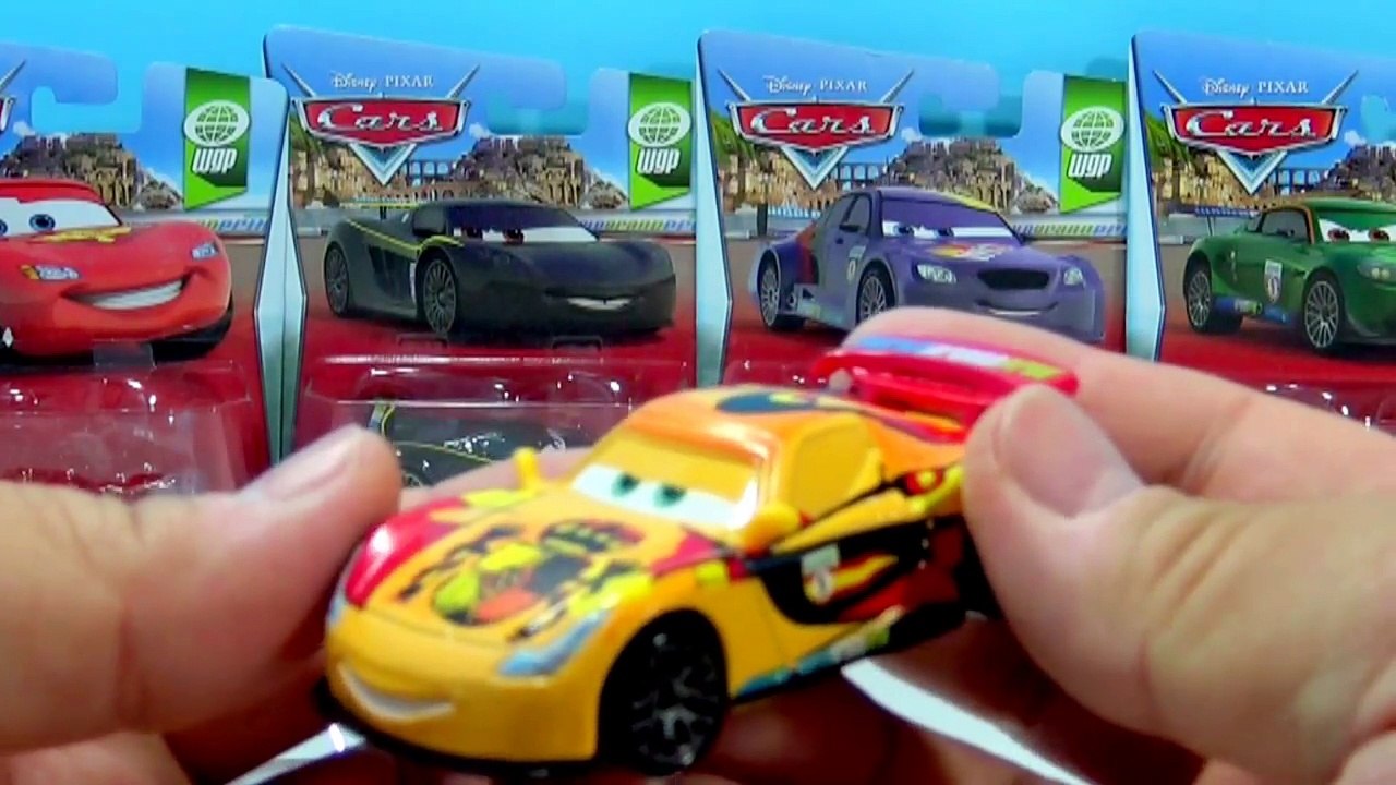 COMPLETE SET OF DISNEY PIXAR CARS WORLD GRAND PRIX RACERS 2016 LIGHTNING MCQUEEN RIP FRANC